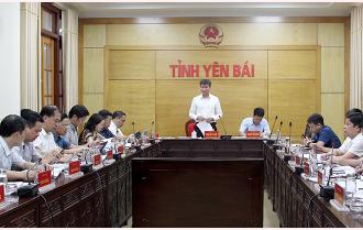 UBND tỉnh làm việc về Chương trình phát triển đô thị tỉnh Yên Bái đến năm 2030
